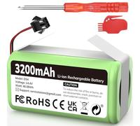 Morpilot 3200mAh 14.4V Batterie INR18650 4S1P Compatible avec Bagotte BG600 BG700, Proscenic 850T, IKOHS S14 S15, Ultenic D5s D5 Pro, Deebot N79S DN622, Eufy RoboVac 11 11S Max, Conga 990, Li-ION