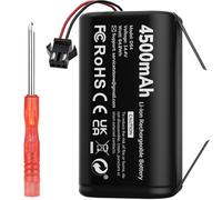 Morpilot 4500mAh 14.4V Batterie INR18650 4S1P Compatible avec Bagotte BG600 BG700, Proscenic 850T, IKOHS S14 S15, Ultenic D5s D5 Pro, Deebot N79S DN622, Eufy RoboVac 11 11S Max, Conga 990, Li-ION