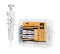 MORRIWIND Chevilles & Vis Cloisons Sèches 25 Pcs, Autoperçantes, Sans Préperçage