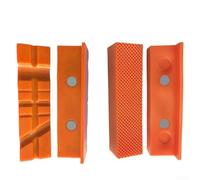 Mors d'étau souples de 12,7 cm, bandes en caoutchouc à l'arrière magnétique | Dos magnétique puissant, installation rapide sans outil, aluminium moulé sous pression, taille de 10,2 cm, prise en main sûre