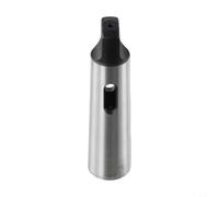 Morse Taper Adaptateur MT4 vers MT2 Manchon de réduction de broche en acier trempé 45# pour tour Mandrin avec précision de 0,015 mm Noir Argent