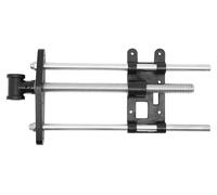 Morses à plateau plat pour établi, modèle WTJ-7IN - Étau à serrage parallèle - Largeur : 26 cm - Ouverture : 3 cm - Fabriqué en fonte et en acier au carbone Q235 - Pour usinage des métaux