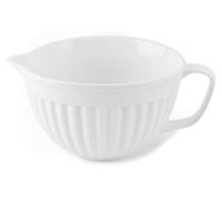 Mortier à herbes avec bol, en porcelaine, blanc, 2,5 litres