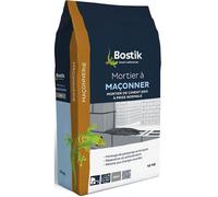 Mortier à maçonner - BOSTIK - 10kg - Gris - Extérieur - Mur