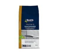 Bostik Mortier à maçonner gris 10 kg pour extérieur (mur)