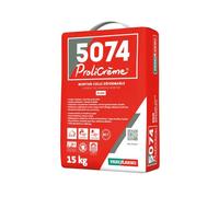 Mortier-colle déformable PAREXLANKO 5074 Prolicrème - Blanc - 15kg