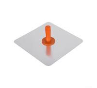 Mortier en aluminium avec poignée antidérapante 33 x 33 cm | Support de mastic en aluminium, support de mortier, poignée antidérapante, base de 33 x 33 cm, poignée ergonomique