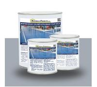 Mortier époxy coloré autolissant pour sols Kit de 10 Kg Gris Béton RAL 7040