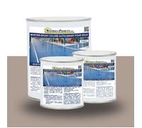 Mortier époxy coloré autolissant pour sols Kit de 5 Kg Gris Taupe RAL 1019