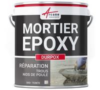 Mortier epoxy de ragreage Reparation beton Bouchage trous nid de poule Rattrapage de niveau DURPOX 5 Kg