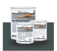 Mortier époxy réparation rapide trafic hautes performances Kit de 2 5 Kg Gris Anthracite RAL 7016 - MORTI185 - MATPRO