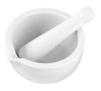 Mortier Et Pilon - 1 Ensemble - Porcelaine - Broyeur Épices - Cuisine Quotidienne - Blanc 11 5x6 5cm CONFITURIER ELECTRIQUE