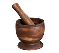 Mortier & Pilon Bois d'Acacia 11cm Marron