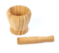 Mortier & Pilon en Bambou Eco 13cm Naturel