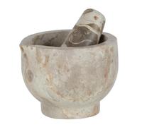 Mortier & Pilon en Marbre Bali 12cm Beige