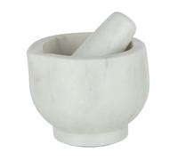 Mortier & Pilon en Marbre Puglia 12cm Blanc