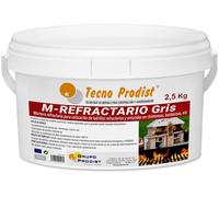 Mortier réfractaire 2,5 kg – Résistant à la chaleur jusqu'à 1450 °C, idéal pour les barbecues, les fours et les cheminées