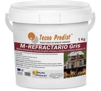 Mortier - réfractaire pour briques barbecues fours ou cheminées. 1 Kg - M-RÈFRACTAIRE GRIS de Tecno Prodist - Gris