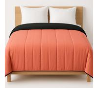 Mortreux Couette légère Corail/Noir - 2 Personnes 240 x 260 - Spécial été