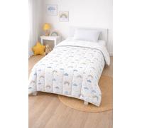 Mortreux Couette légère imprimée Rainbow/Non tissé Blanc - 1 Personne 140x200