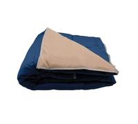 Mortreux Couette Ultra légère Bleu/Sable - 2 Personnes 220 x 240 - Spécial été