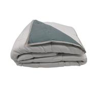 Mortreux Couette Ultra Légère Gris foncé/Gris Clair - 2 Personnes 220 x 240 - Spécial été