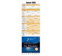 Mosaik 31998 Calendrier familial L'année lunaire -24,5 x 69 cm, 5 colonnes
