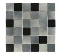 Mosaïque céramique grise 30 x 30 cm, mosaïque dans les tons de gris pour la cuisine et la salle de bain
