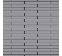 Mosaïque métal massif Acier inoxydable matt gris 1,6mm ALLOY Deedee-S-S-MA