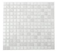 Mosaïque - MOSANI - MOS52-0103 - Verre - Blanc - 20x20mm - Résistant au gel