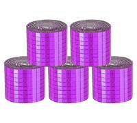 Mosaïques en verre, dimensions 5x5 mm, 8000 pièces, adhésives, couleur violette
