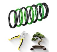 MOSFiATA Fil Bonsai, Fil de Ligature Bonsai en Aluminium Anodisé de 1,0 mm / 1,5 mm / 2 mm / 3 mm, Essentiel pour la Forme souhaitée de Votre Bonsai