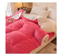 MosnesrtCouette en Velours d'agneau Double Chaude Gonflant Édredon, Douce et Luxueuse, Convient pour King Size d'automne Et d'hiver,220x240cm