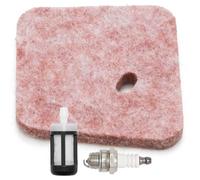 MospdyGear 4140 124 2800 Filtre à air, filtre à carburant et bougie d'allumage, remplacement pour débroussailleuse Stihl FC55 FS38 FS45 FS46 FS55 HS45 KM55 HL45, remplace 41401242800
