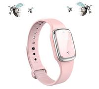 Mosquito Pro,Anti Moustique,Bracelet Anti Moustique,Bracelet Répulsif Anti-moustiques Ultrasonique,Montre Bracelet Electronique Anti Moustique,Pour Intérieur Et Extérieur,Rose