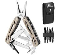 Mossy Oak Pince Multifonction en Acier Inoxydable 22 en 1 | Couteau Multifonction avec Sac, Outil Multitool pour Extérieur, Camping, Randonnée, Réparation Simple