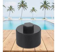 MoSundi Bouchon de vidange en plastique noir pour Pentair 154712, compatible avec les modèles de filtre à sable Sta-Rite Meteor Cristal-Flo II, pièce de rechange durable pour améliorer les