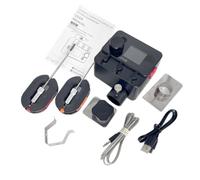MoSundi Contrôleur de température de barbecue avec ventilateur, thermostat automatique pour barbecue, moniteur à distance sans fil jusqu'à 86,3 m, écran LCD, 0-572 ° pour cuisson en plein air