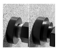 MoSundi Housse décorative pour pommeau de douche en cuivre épais, plaque rétractable réglable de 0 à 23 mm, bride murale résistante à la rouille pour rénovation de salle de bain, doré