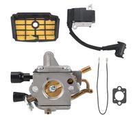 MoSundi Kit carburateur et bobine d'allumage compatible avec tronçonneuse Stihl MS193T, MS193C, MS193TC, 137, 120, 0606