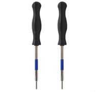 MoSundi Lot de 2 outils de réglage du bouchon de carburateur de rechange compatible avec les débroussailleuses et tronçonneuses avec filetage inversé de 2,46 mm pour un entretien précis des