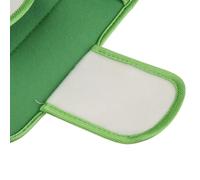 MoSundi Lot de 2 serpillères lavables en microfibre pour balayeuse Swiffer 30,5 cm, réutilisables pour chiffons de nettoyage très résistants, poils d'animaux, carrelage en bois dur, vert