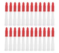 MoSundi Lot de 24 embouts réutilisables en silicone pour calfeutrer les pistolets, étanchéité anti-gaspillage pour cartouches de mastic, compatible avec les filetages standard pour réparation à faire