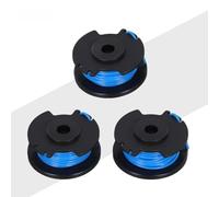 MoSundi Lot de 3 bobines et ligne de rechange RY124 Dual Line pour débroussailleuse Ryobi 18 V OLT1832 P2000 P2001 P2002 P2003