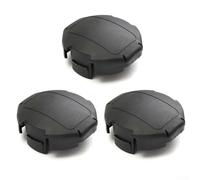 MoSundi Lot de 3 capuchons de rechange pour tête de débroussailleuse Echo SRM225 GT230 T230 T242, pièce X472000070, compatible avec les modèles récents avec petits œillets ronds