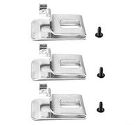 MoSundi Lot de 3 crochets de ceinture en acier argenté avec vis pour outils électriques WORX 20 V WU268 WU278 WU279 WX268 WX278 WX279