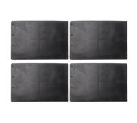 MoSundi Lot de 4 plaques de base en caoutchouc 165 x 110 mm avec trous de montage pour ponceuse à bande Makita 9403, feuille de rechange noire
