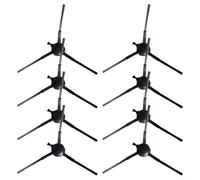 MoSundi Lot de 8 brosses latérales pour aspirateur robot Greenworks GRV | Nylon souple mais rigide, base en plastique, balayage des bords, débris de terrasse, utilisation durable