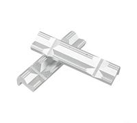 MoSundi Paire de mâchoires d'étau de fraisage CNC en alliage d'aluminium avec 4 aimants puissants pour une installation rapide, finition oxydante, structure antidérapante de style tiroir