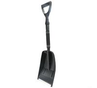 MoSundi Pelle pour creuser avec manche en bois et acier pour cheminée, charbon, cendres, aménagement paysager, jardinage, construction, neige